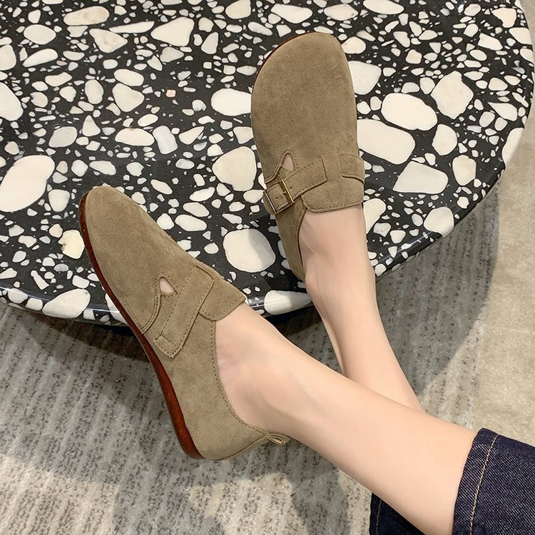 College style flattie broadcloth peas shoes for women