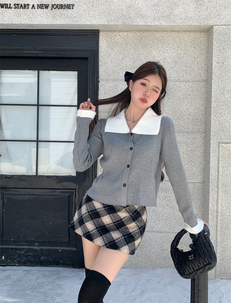 Splice autumn and winter sweater for women