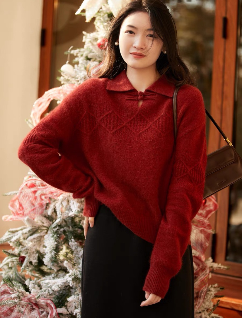 Colors Chinese style soft sweater