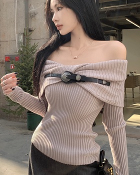 Long sleeve American style sweater retro spicegirl tops