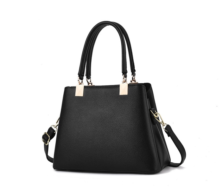 Middle-aged handbag mixed colors composite bag for women