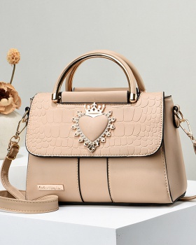 Fashion pure messenger bag shoulder embossing handbag