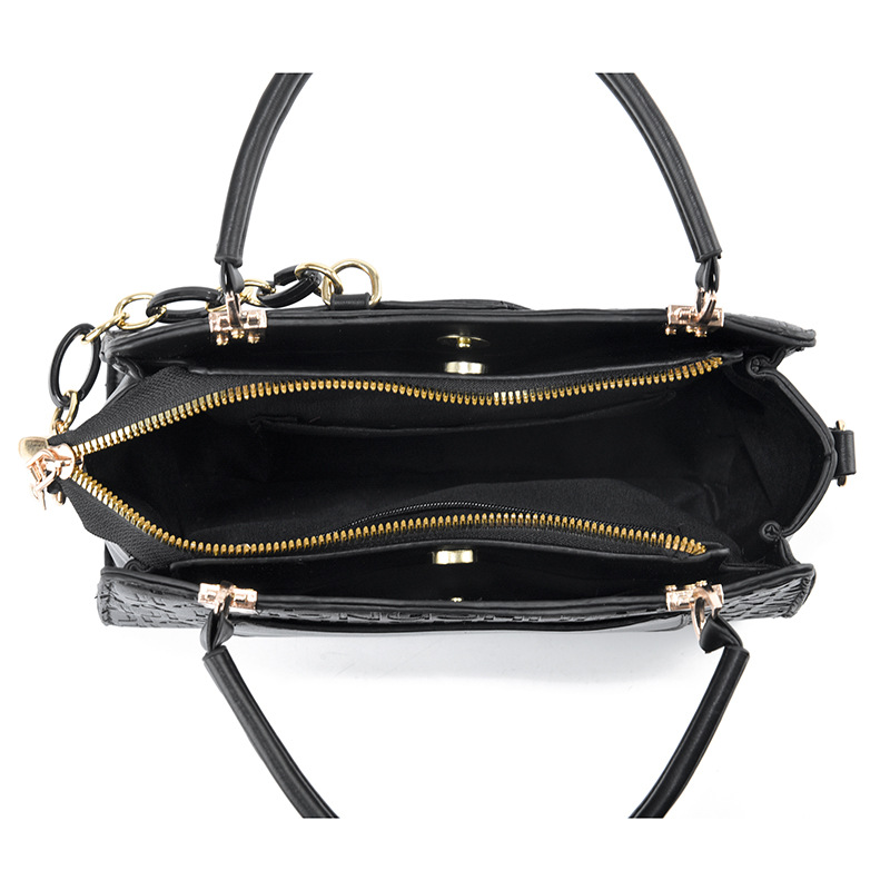 Fashion commuting handbag multilayer shoulder bag
