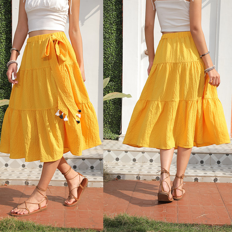Frenum skirt pure dress for women