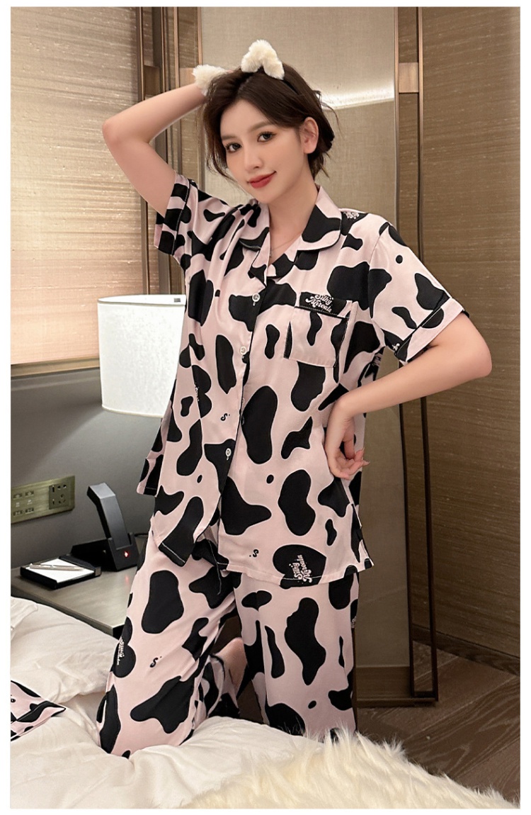 Wears outside homewear pajamas 3pcs set for women