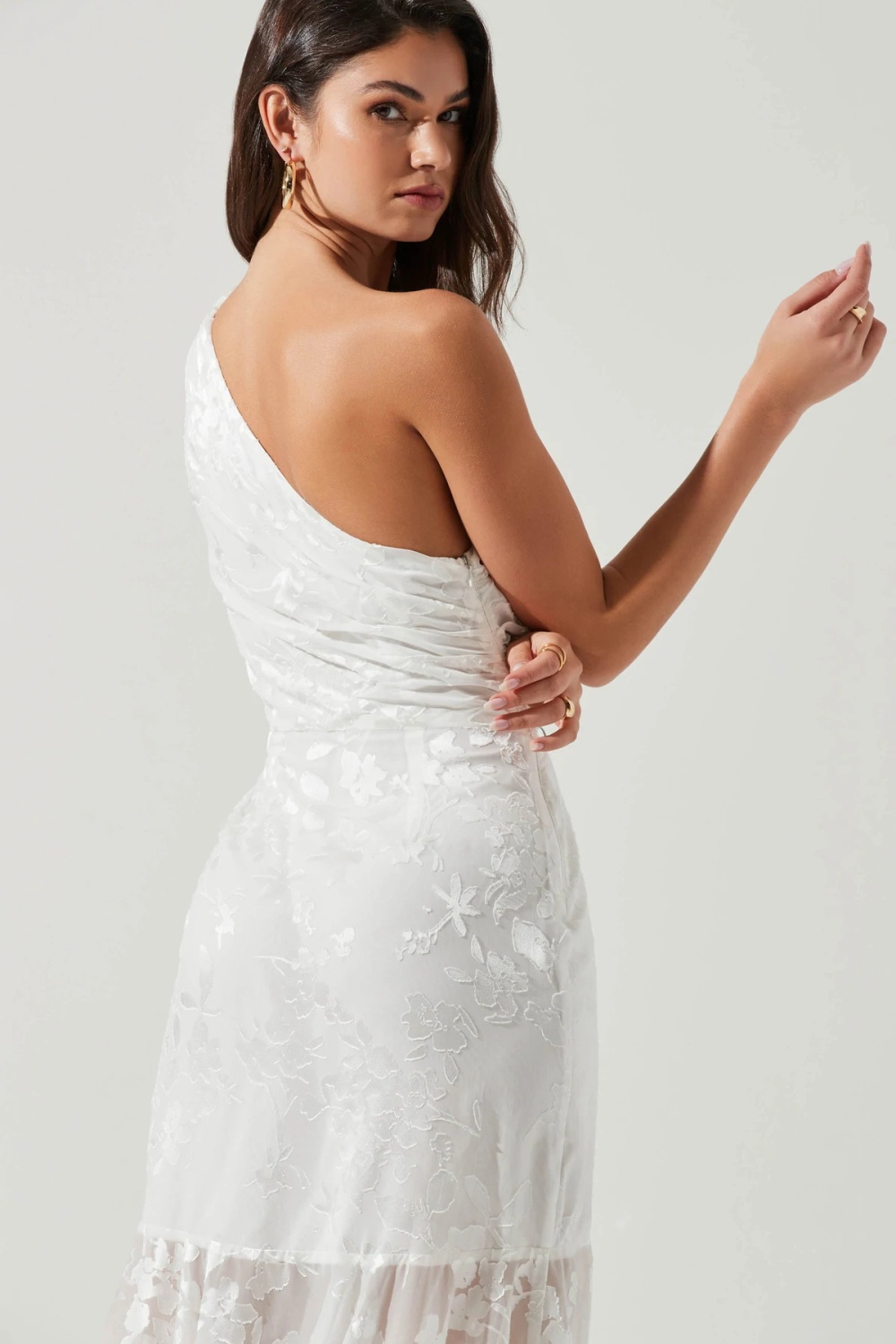 Strapless bridesmaid dress banquet dress for women
