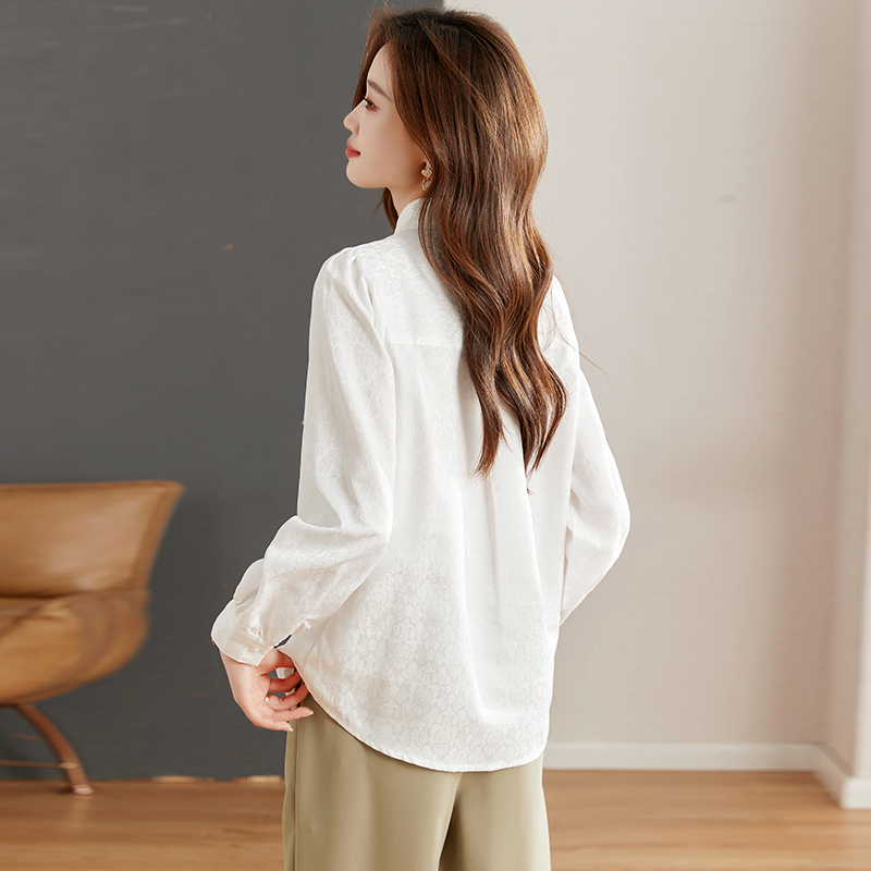 Spring long sleeve tops Chinese style shirt
