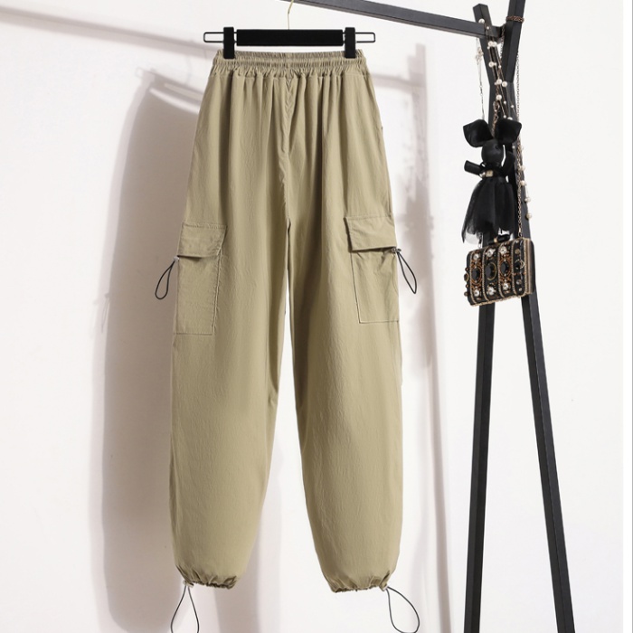 Casual American style sweatpants slim work pants