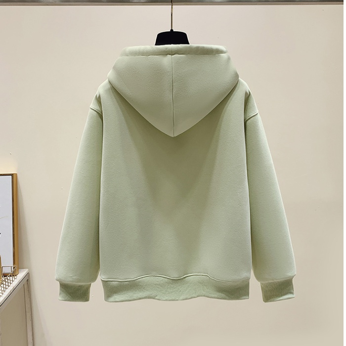 Simple pure hooded Casual spring pullover hoodie