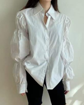 Lantern sleeve Korean style niche shirt