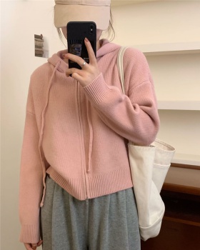 Loose Korean style lazy sweater spring knitted cardigan