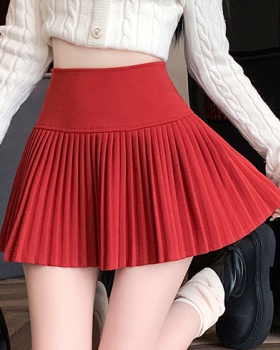 Simple chanelstyle short skirt high waist skirt for women