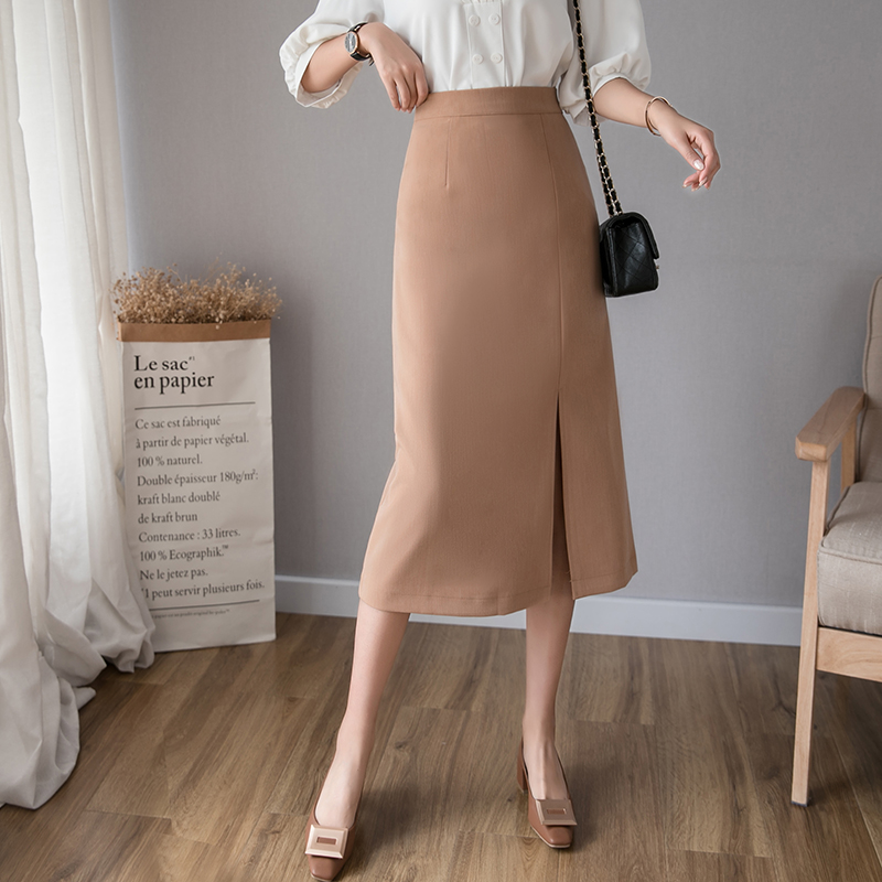 Spring and summer skirt commuting work clothing for women
