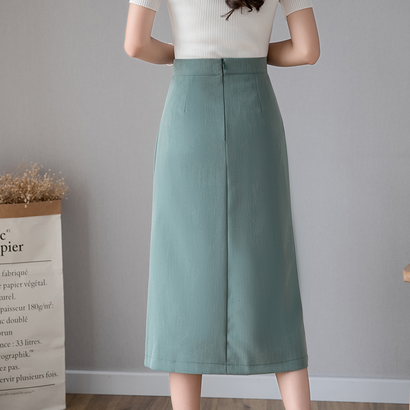 Spring and summer skirt commuting work clothing for women