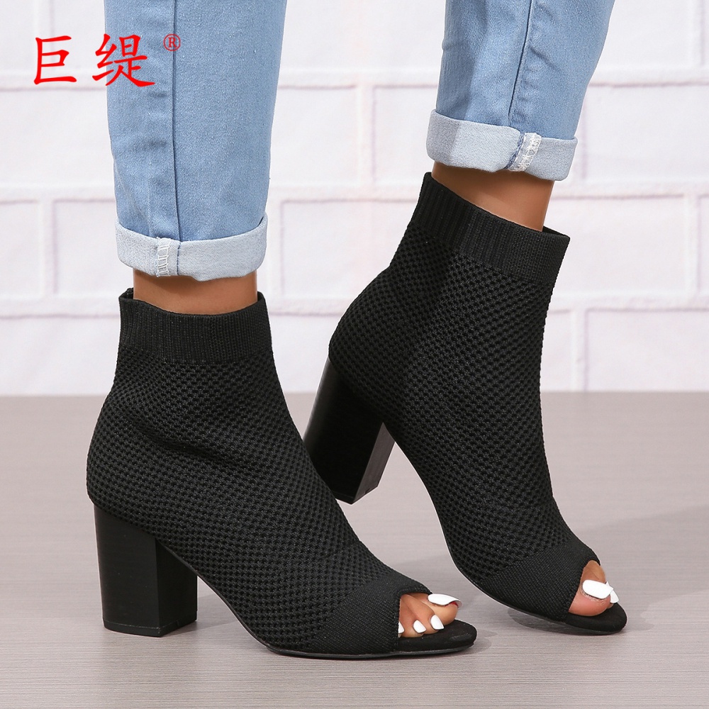 Knitted sandals fashion lazy shoes for women