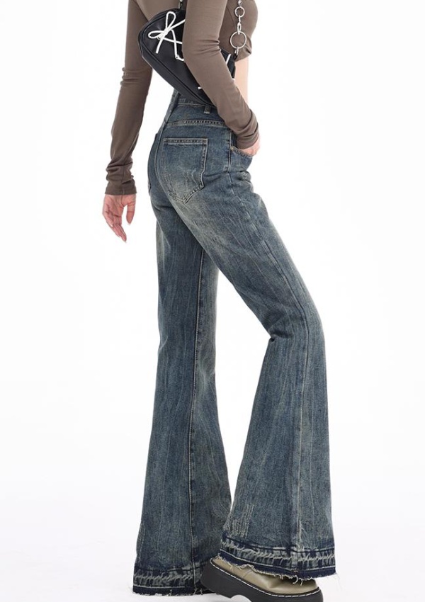 Speaker lengthen pants loose retro long pants for women