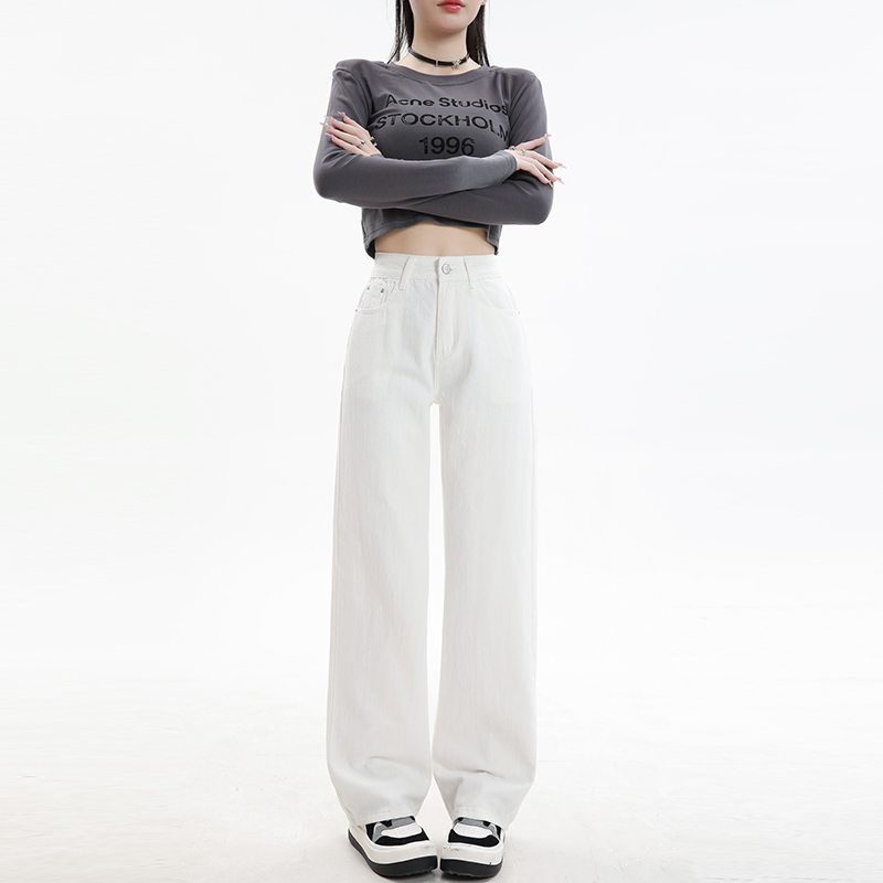 Spring casual pants straight pants long pants for women