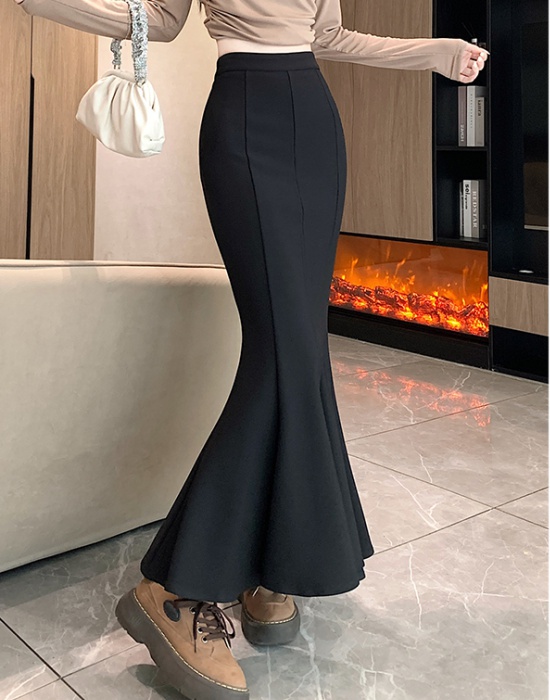 High waist business suit big skirt skirt for women