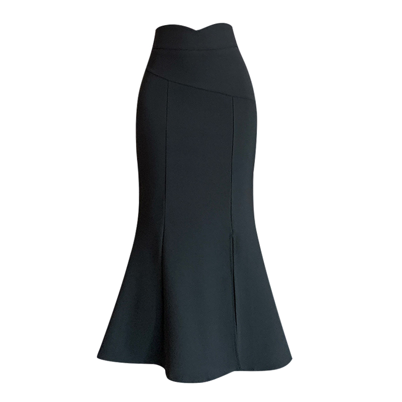 Long spring skirt A-line elasticity business suit for women