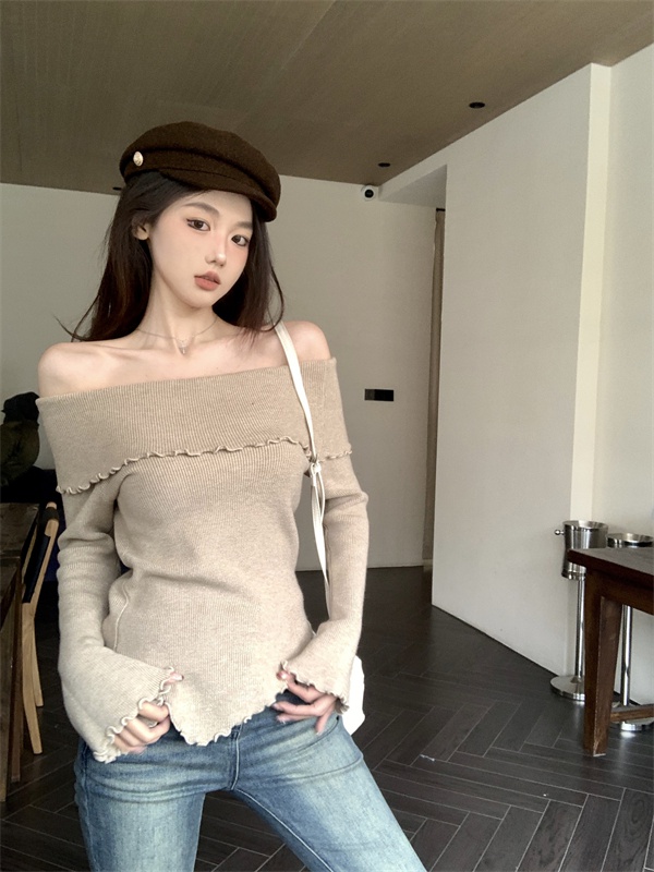 France style spring and summer tops temperament sweater