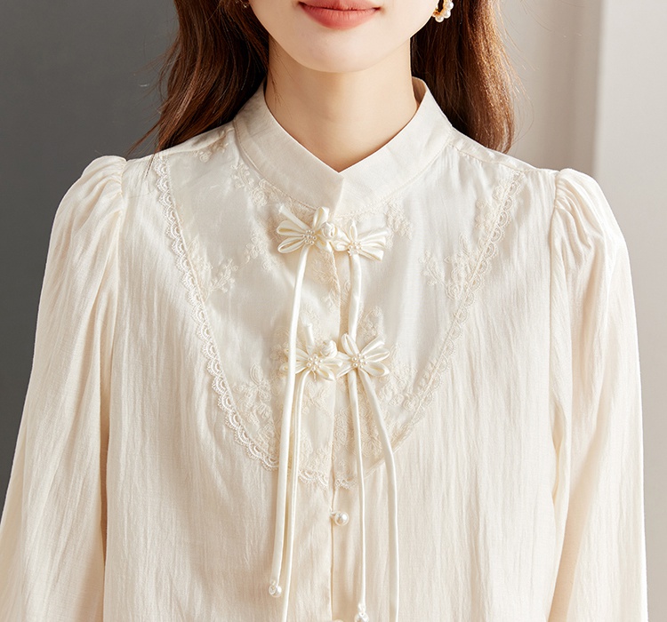 Chinese style Korean style tops spring shirt for women