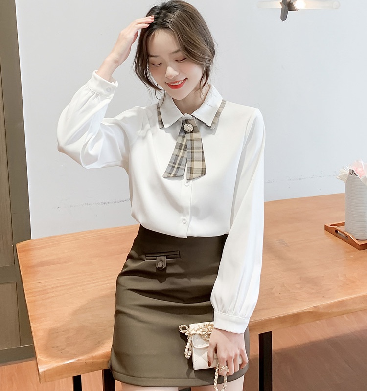 Spring all-match loose bottoming shirt for women