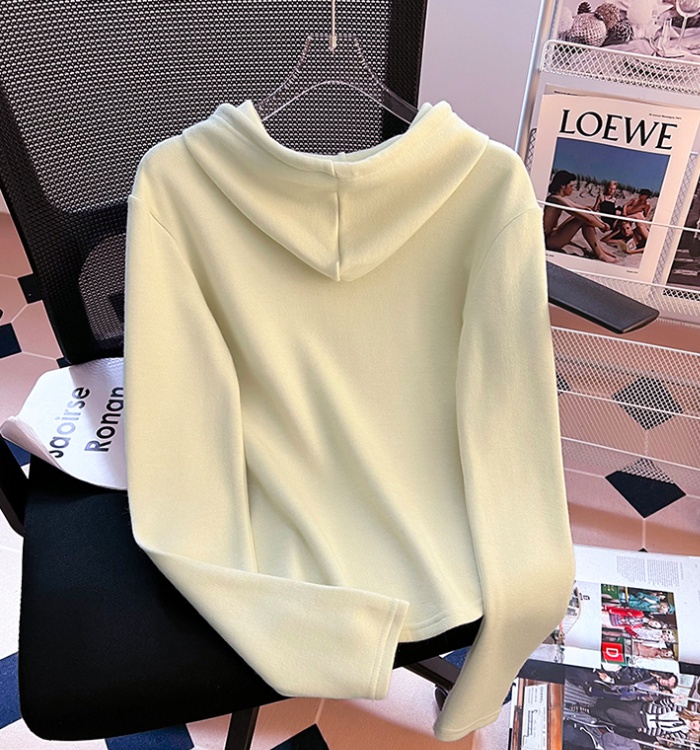Printing cashmere hoodie spring T-shirt for women
