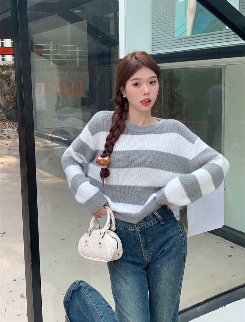 Imitation of mink velvet sweater for women