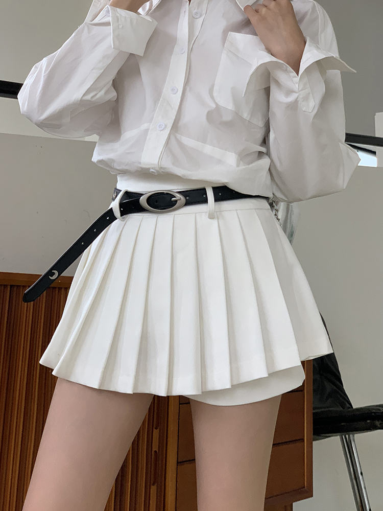 College style temperament skirt summer short skirt