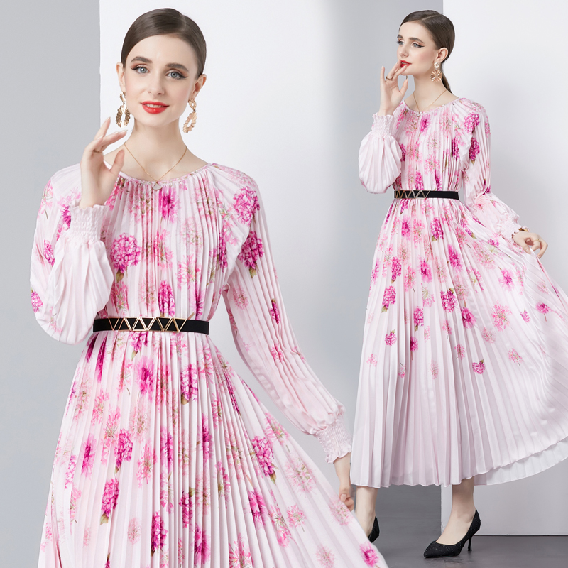 Pleats Please big skirt organ pleated quality dress