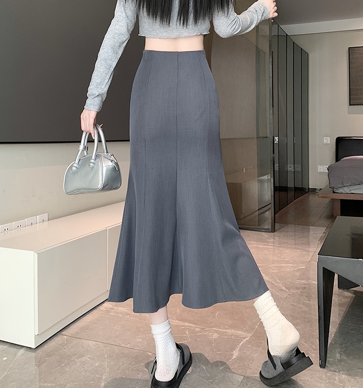 Mermaid long dress package hip business suit for women