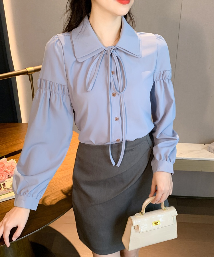 Spring shirt chiffon business suit for women