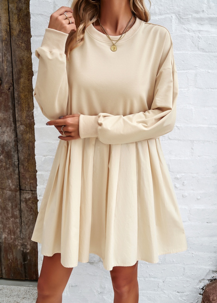 Casual spring and summer European style dress for women