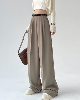 Mopping flanging pants slim drape business suit