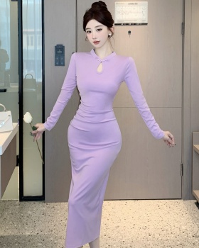 Sexy package hip evening dress Chinese style dress