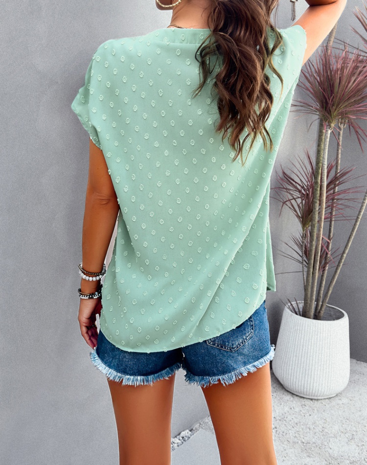 Spring and summer Casual tops temperament shirt for women