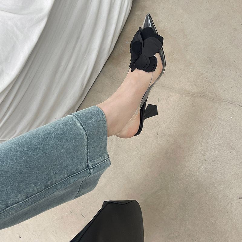 Pointed high-heeled shoes fashion sandals for women