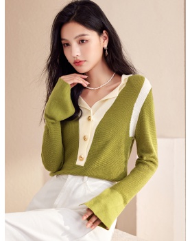 Niche sweater long sleeve bottoming shirt for women