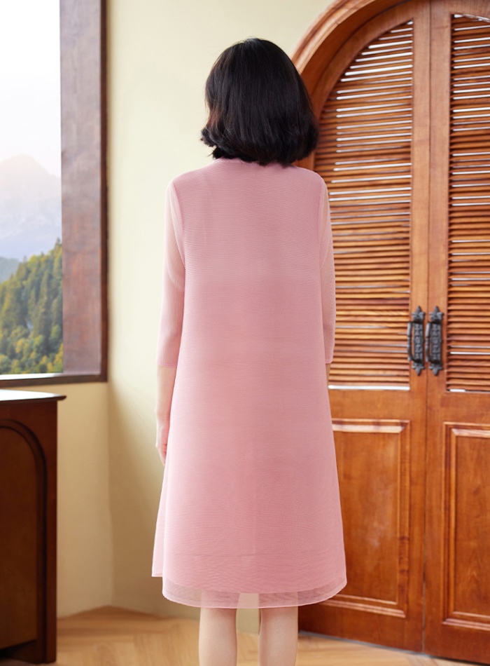 Large yard Chinese style temperament gauze dress for women