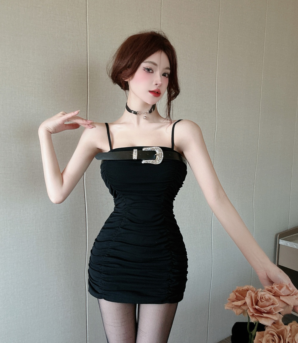 American style package hip sexy sling dress for women