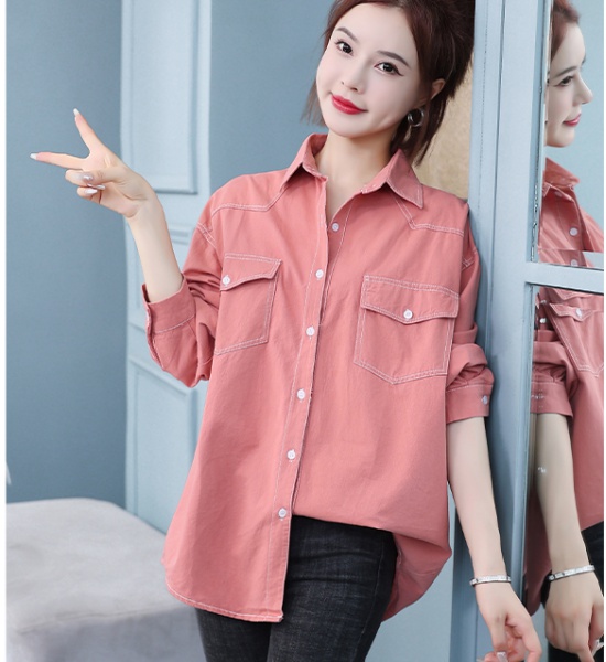 Spring and autumn loose work clothing Casual all-match shirt
