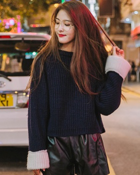 Pullover Korean style tops bat sleeve sweater