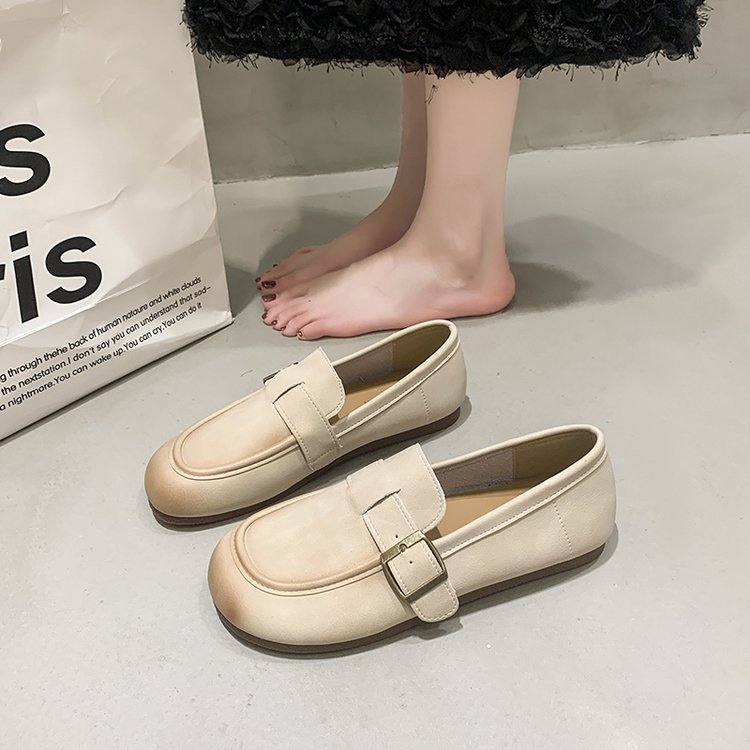 British style flattie spring and autumn peas shoes for women