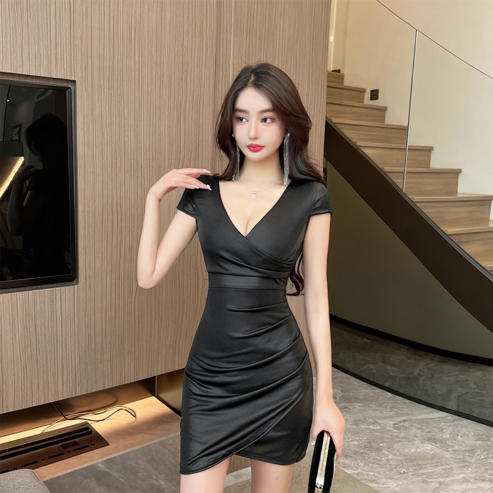 Package hip clavicle dress for women