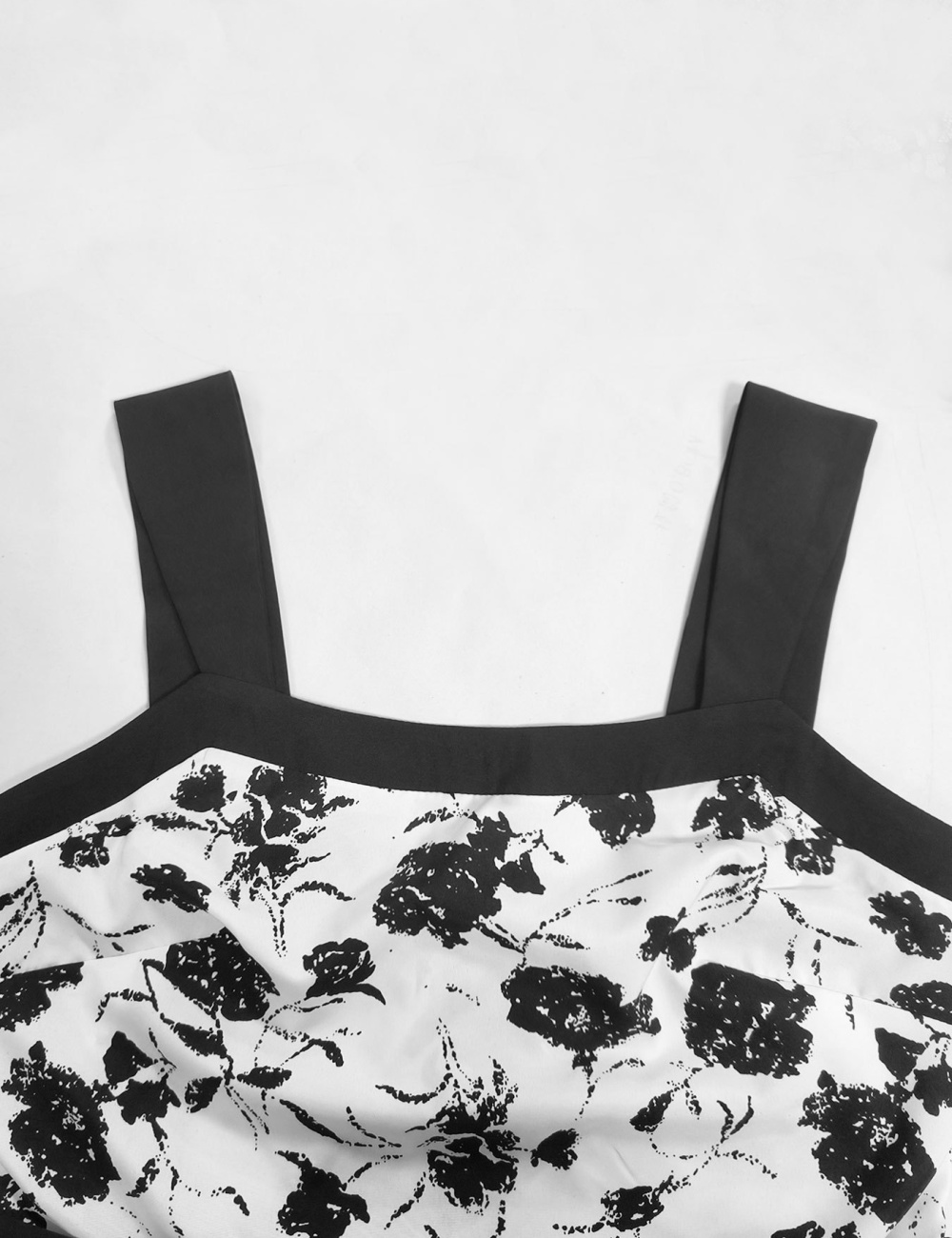 Temperament retro sling printing dress for women