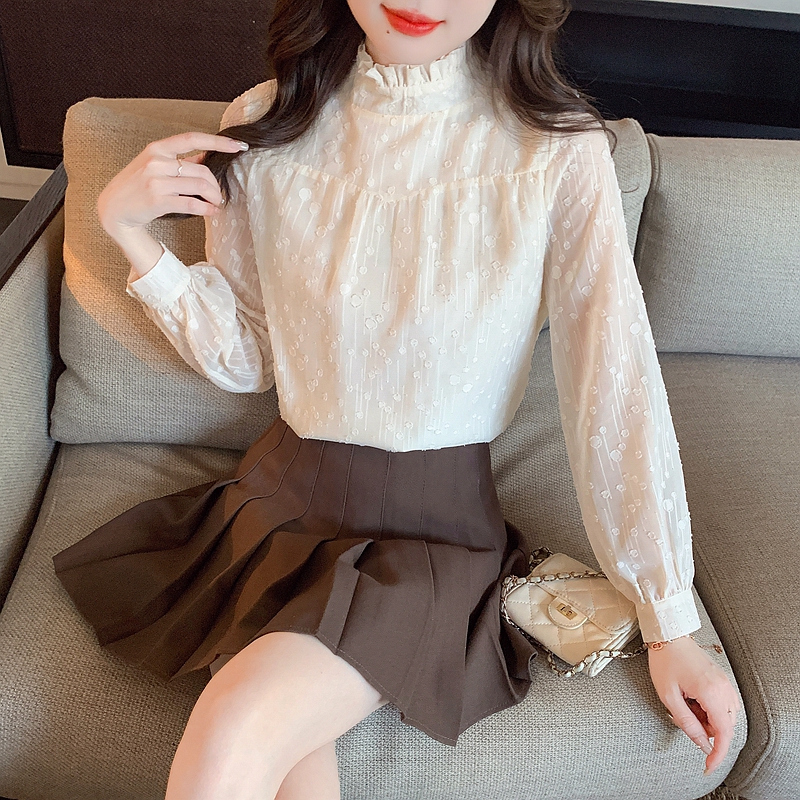 Fashion bottoming shirt spring and autumn shirt for women