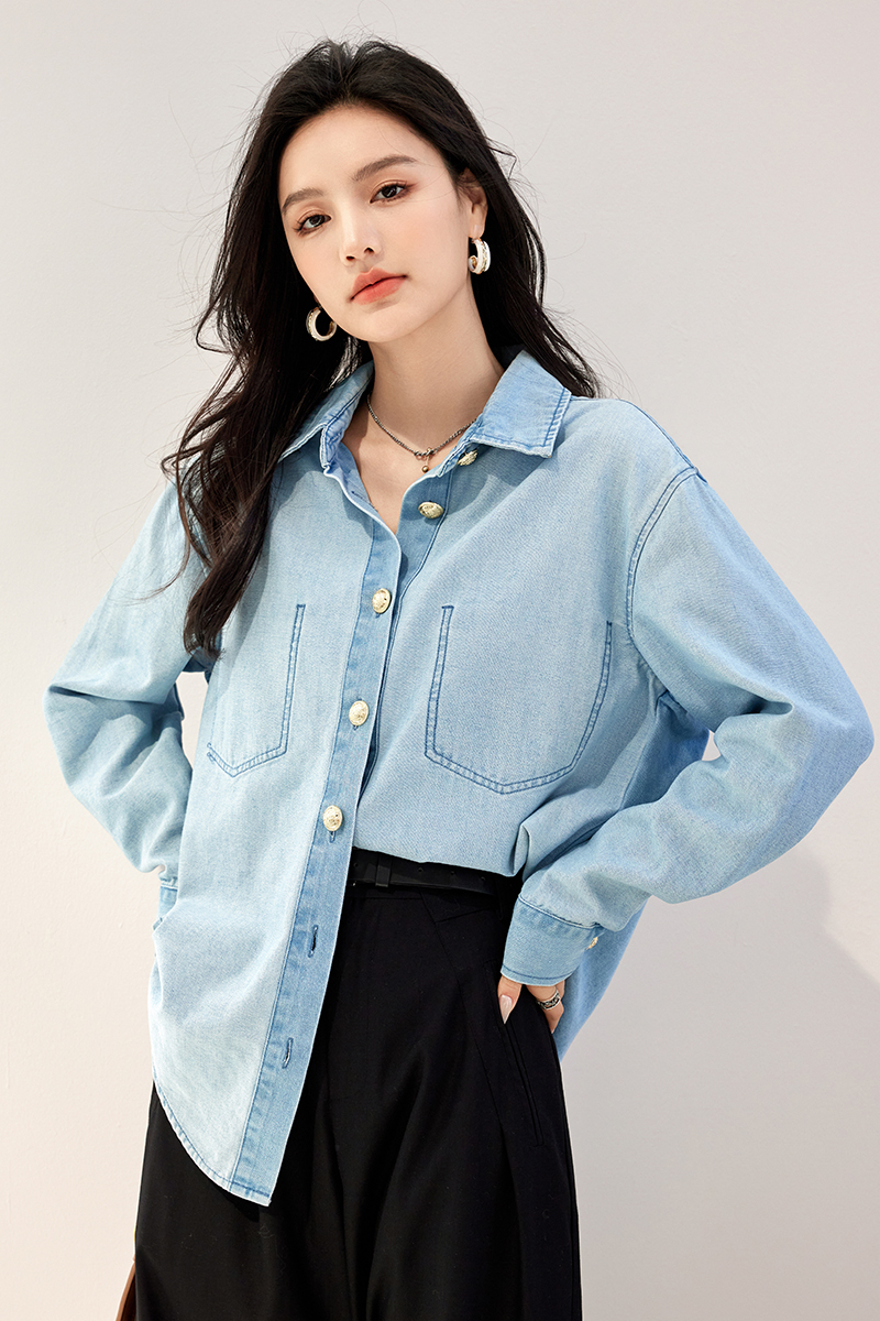 Small fellow spring shirt Casual Korean style tops for women