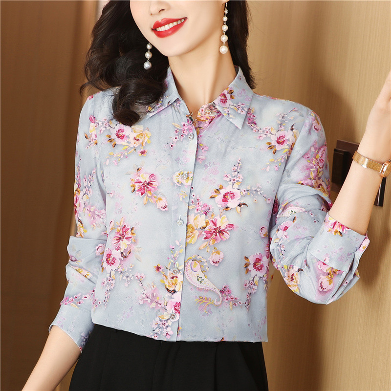France style elegant shirt spring and summer tops for women