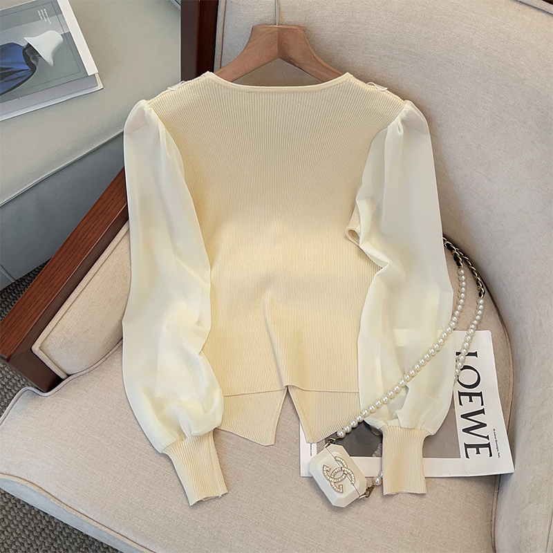 Chanelstyle France style sweater spring tops