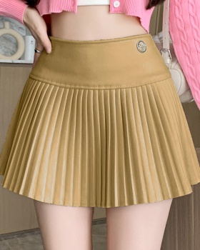 Woolen spicegirl winter enticement pleated skirt